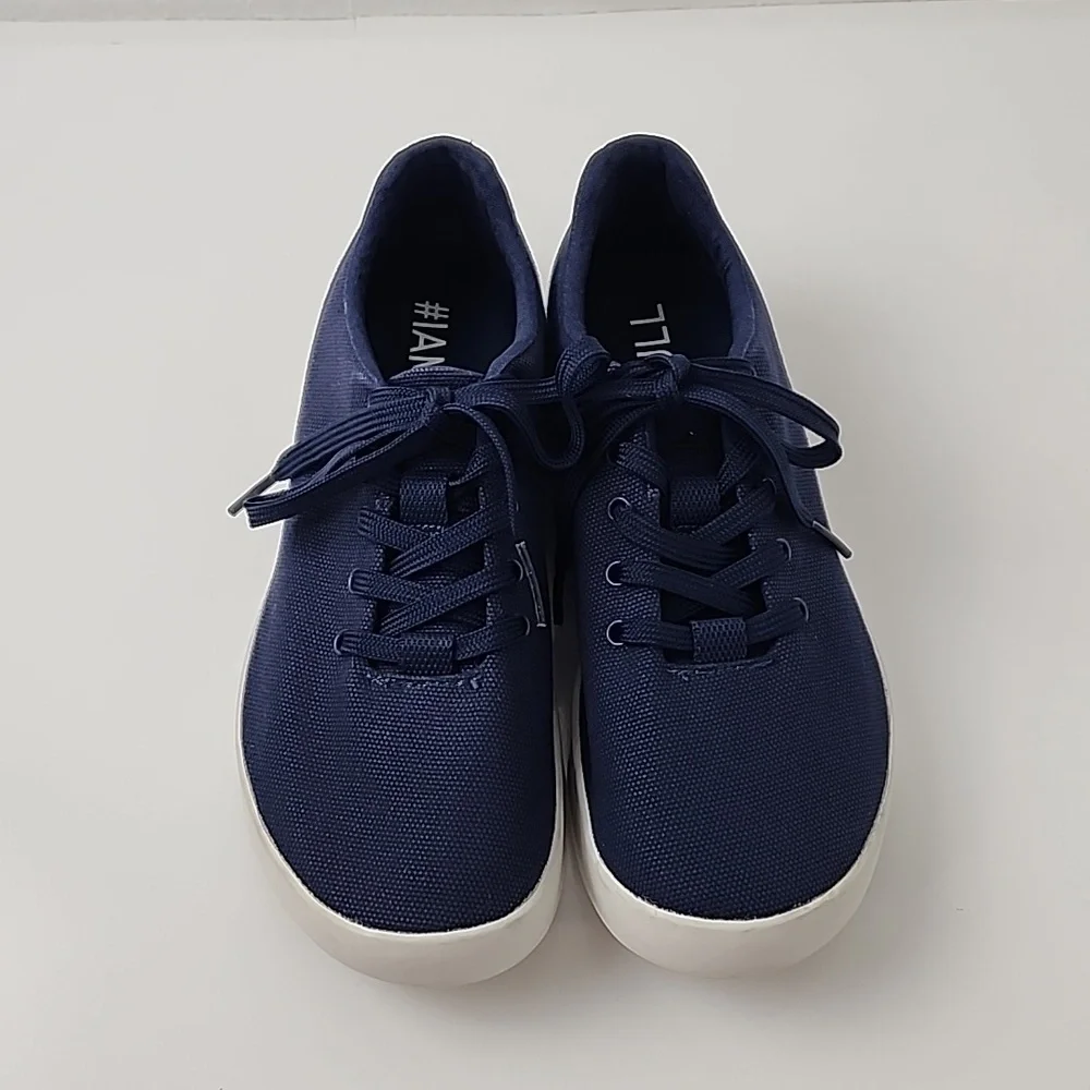 NOBULL Canvas Unisex Trainer Sneakers Navy - Picture 2 of 16